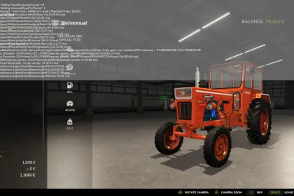 Трактор Universal 650 Original для Farming Simulator 25 — 3