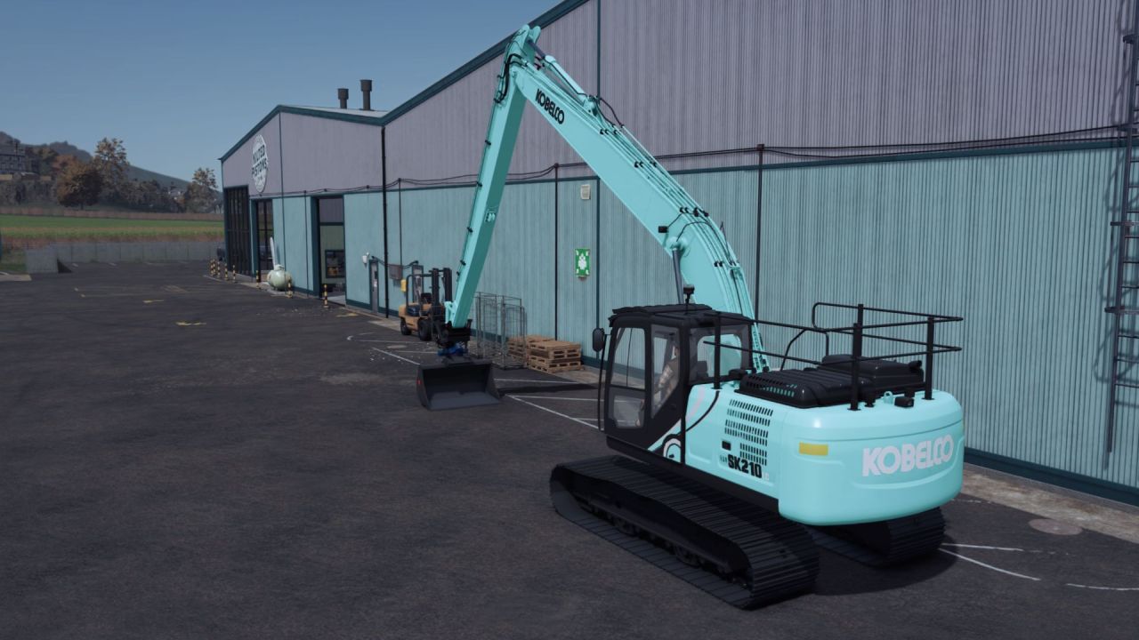 Excavator Kobelco SK210 for Farming Simulator 25