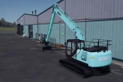 Excavator Kobelco SK210 for Farming Simulator 25 — 2