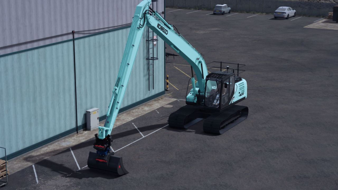Excavator Kobelco SK210 for Farming Simulator 25