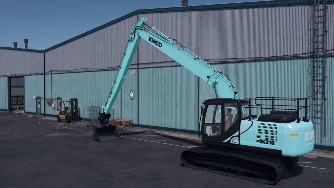 Excavator Kobelco SK210 for Farming Simulator 25