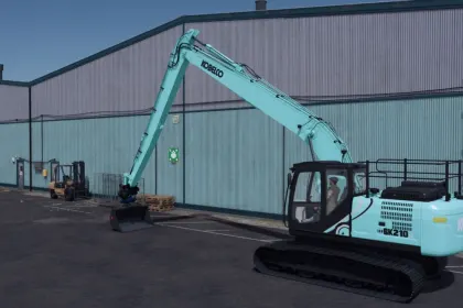 Excavator Kobelco SK210 for Farming Simulator 25 — 4