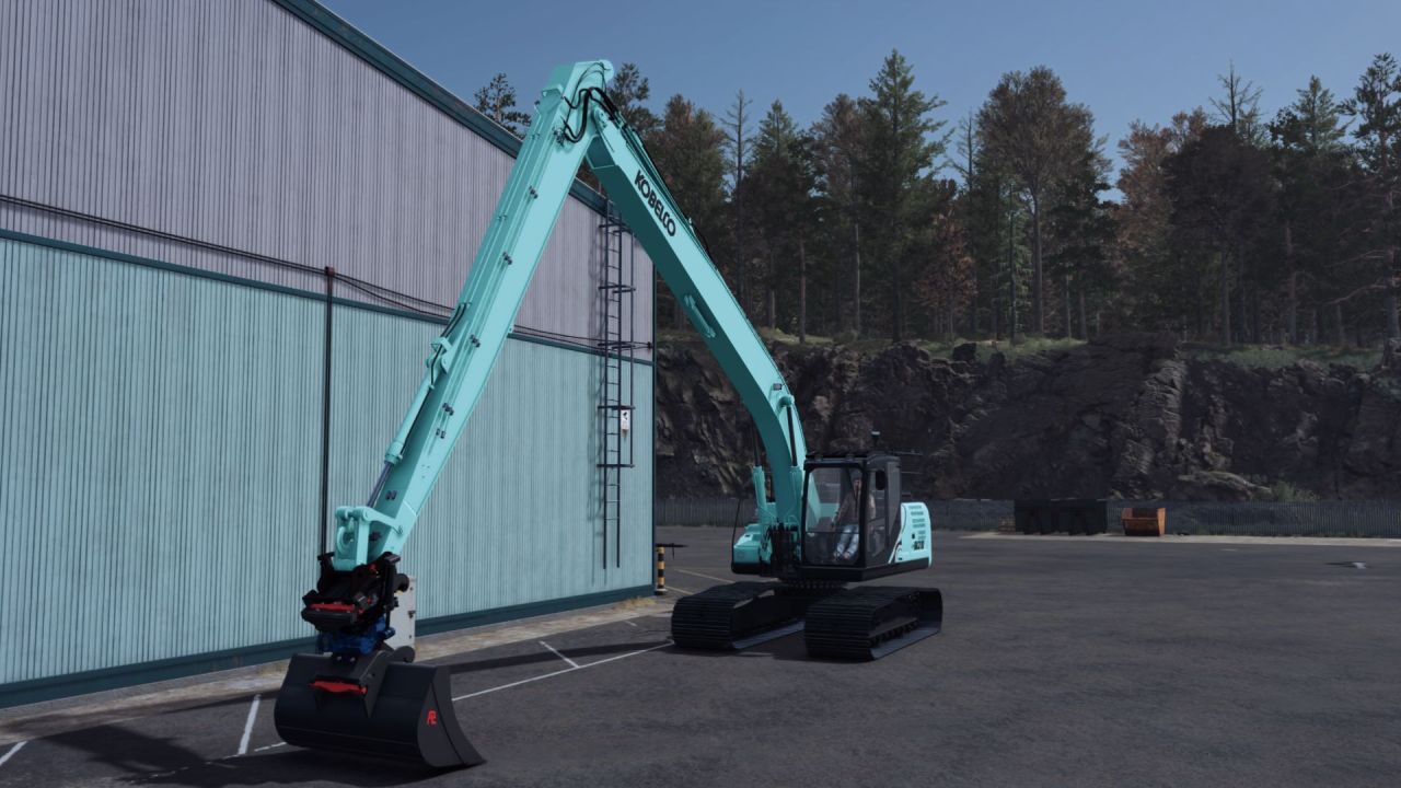 Excavator Kobelco SK210 for Farming Simulator 25