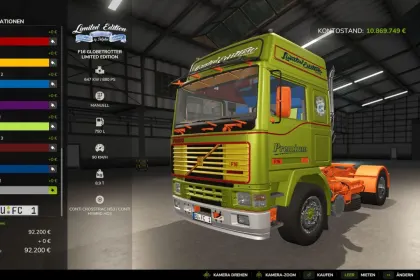 Truck Volvo F16 Limited Edition for Farming Simulator 25 — 2