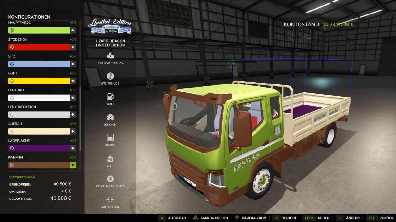 Вантажівка Lizard Dragon Limited Edition для Farming Simulator 25