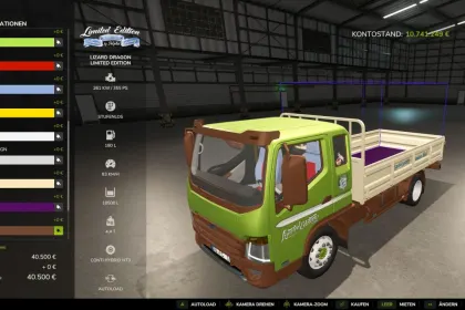 Вантажівка Lizard Dragon Limited Edition для Farming Simulator 25 — 2