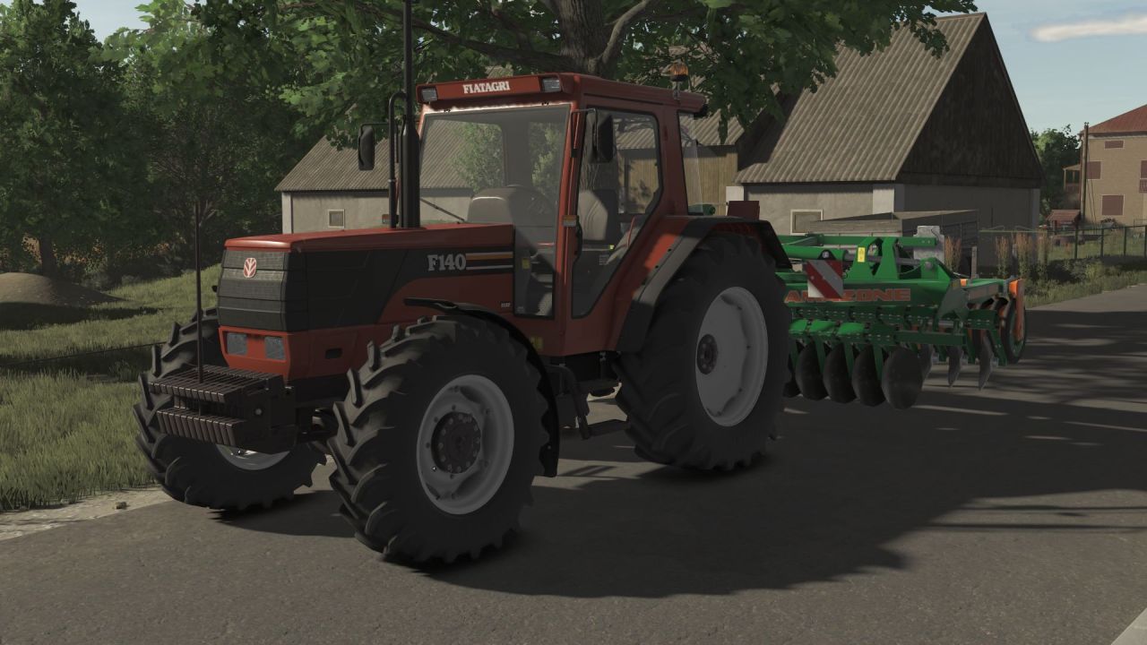 Efficient Disc Cultivator Amazone Catros 4001 for Quick Soil Processing in FS25