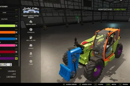 Teleskoplader Fendt Cargo T740 Limited Edition für Farming Simulator 25 — 2