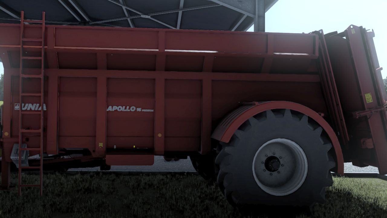 Розкидач гною Unia Apollo 16 Premium для Farming Simulator 25