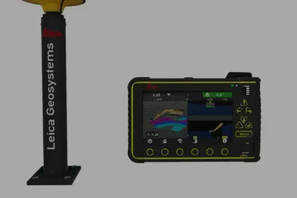 Leica GPS System for Excavator or Wheel Loader for Farming Simulator 25