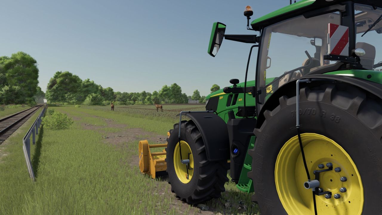 Traktor John Deere 6R Medium Frame 2021 Gen2 für Farming Simulator 25