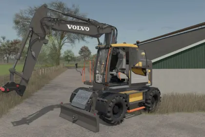 Bagger Volvo EWR150 Edit für Farming Simulator 25