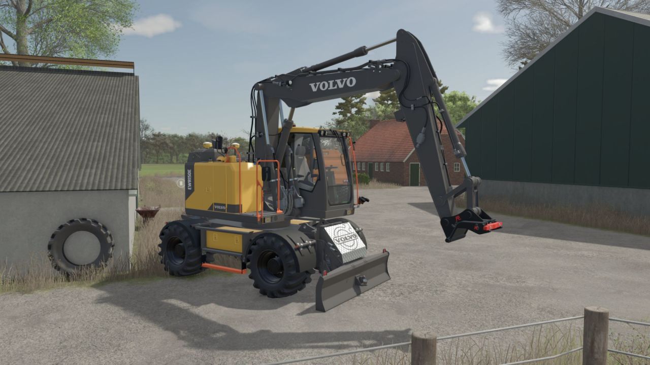 Bagger Volvo EWR150 Edit für Farming Simulator 25