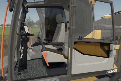 Bagger Volvo EWR150 Edit für Farming Simulator 25 — 3