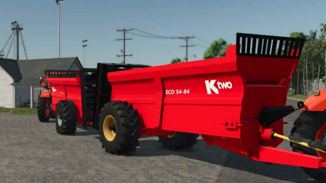 Efektywny Rozrzutnik Obornika Ktwo ECO 54-84 do Farming Simulator 25