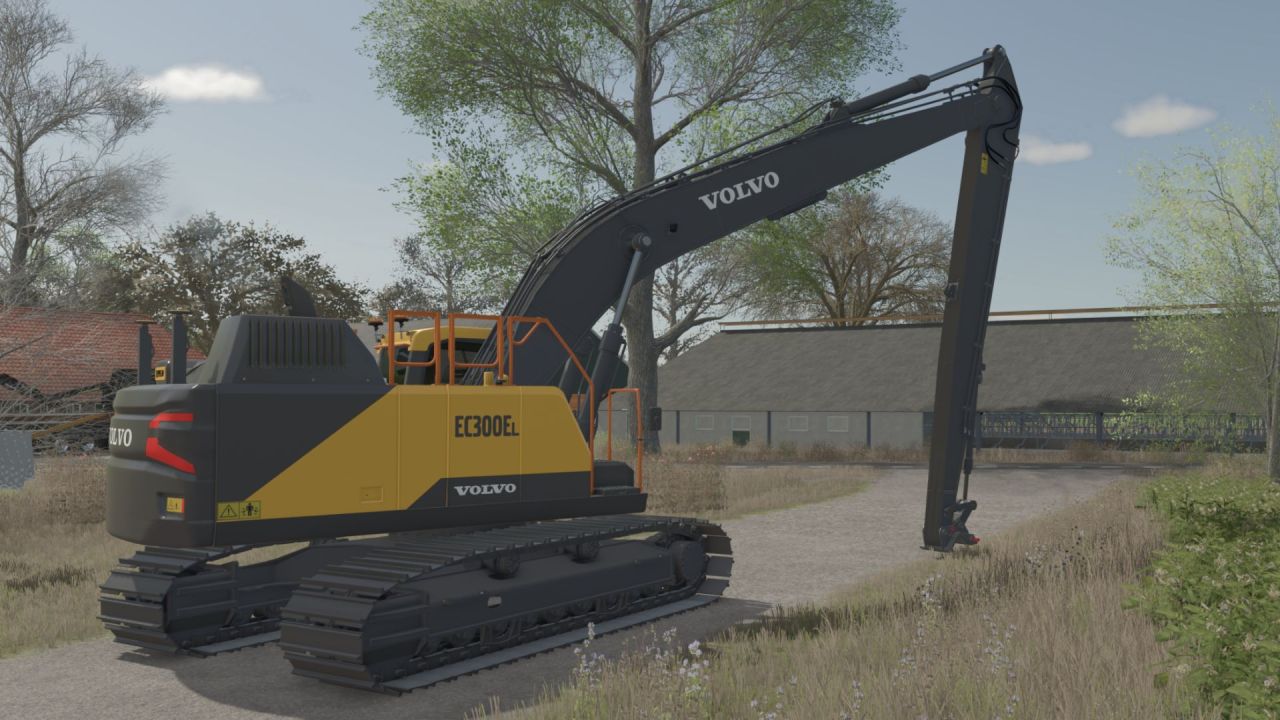 Bagger Volvo EC300LR Longreach für Farming Simulator 25