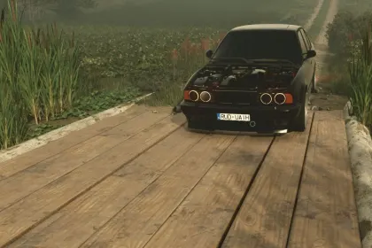 Auto BMW E34 (525i, 540i, M5) für Farming Simulator 25