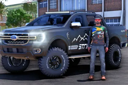 Car Ford Ranger for Farming Simulator 25 — 3