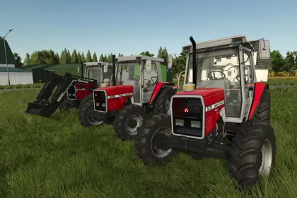 Legendärer Traktor Massey Ferguson 3000 Series (4 Zyl) — Stil Mark I/II und Schnelllader Quickie für FS25 — 1