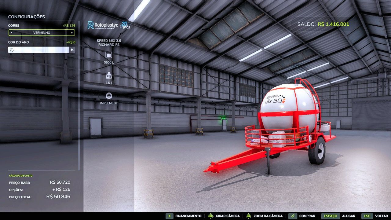 Mixer Speed Mix 3000 for Farming Simulator 25