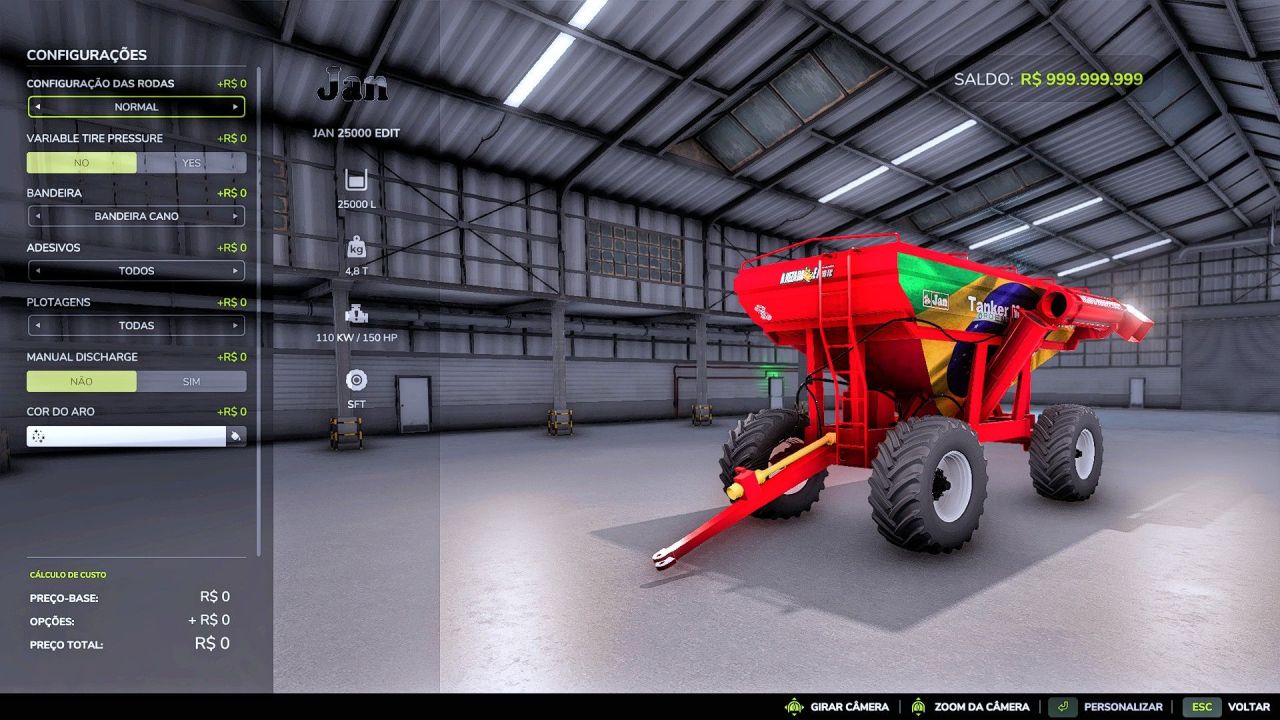 Танкери Jan Tanker Magnu 25000 Edit для Farming Simulator 25