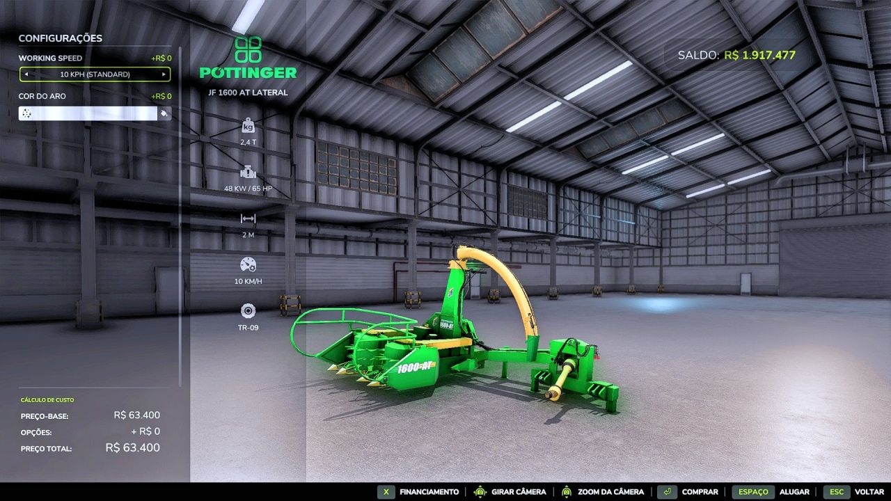 JF 1600 AT Lateral für Farming Simulator 25
