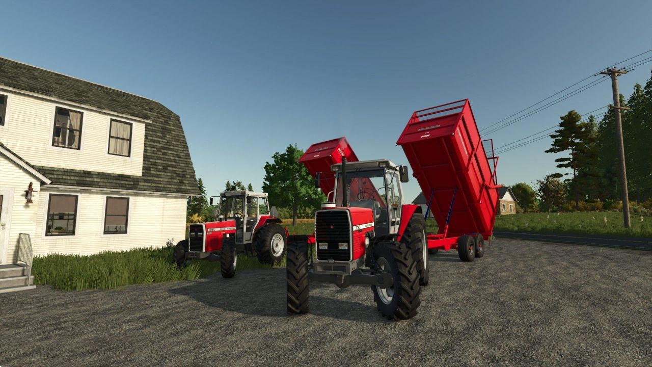 Efficient Massey Ferguson 700 Series Trailer for Grain and Silage in Farming Simulator 25