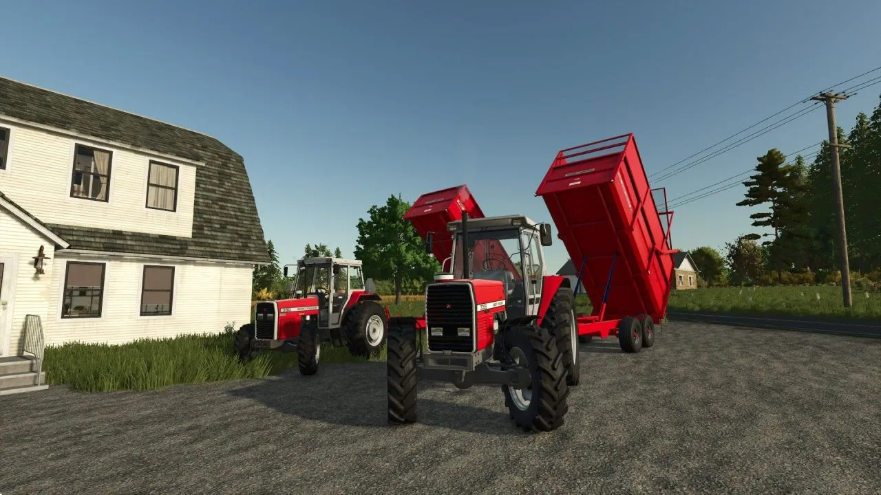 Ефективний Причіп Massey Ferguson 700 Series для Зерна та Силосу у Farming Simulator 25