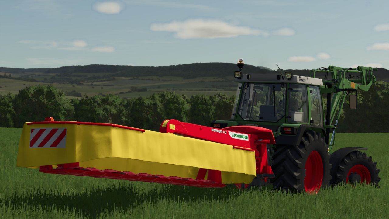 Косарка Pöttinger Novacat 402 для Farming Simulator 25