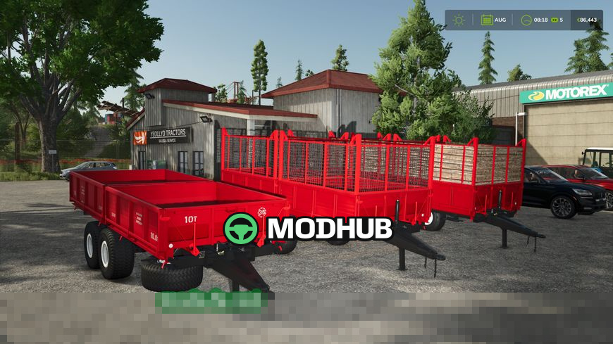 Mod na Przyczepy 1PTS-9 dla Farming Simulator 25 - Zrzuty ekranu