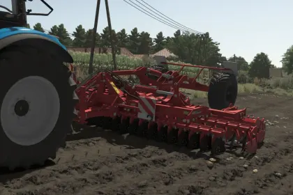 Efektywny Kultywator Talerzowy Horsch Joker 6RT 6 m do Szybkiej Obróbki Pola w FS25 — 2