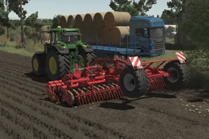 Efektywny Kultywator Talerzowy Horsch Joker 6RT 6 m do Szybkiej Obróbki Pola w FS25 — 3