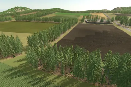 Карта Whispering Pines для Farming Simulator 25 — 1