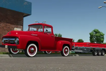 Автомобіль F-100 Pickup 1956 для Farming Simulator 25 — 4