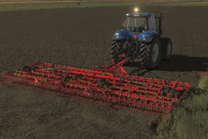 Efektywna Bron Väderstad NZ 900 — Szybkie Bronowanie 8,25 m w Farming Simulator 25 — 3