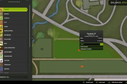 Оренда полів для Farming Simulator 25 — 1