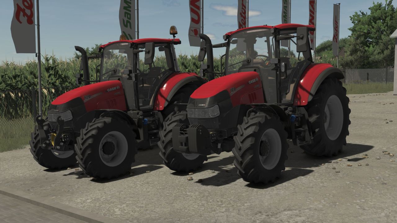 Efficient Case IH Luxxum Tractor for Farming Simulator 25 — Power and Tire Selection