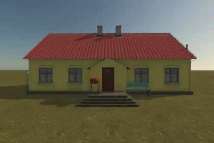 Zmodernizowany Dom Renovated House dla Farming Simulator 25 — Stylowa Gospodarstwo Rolne — 4