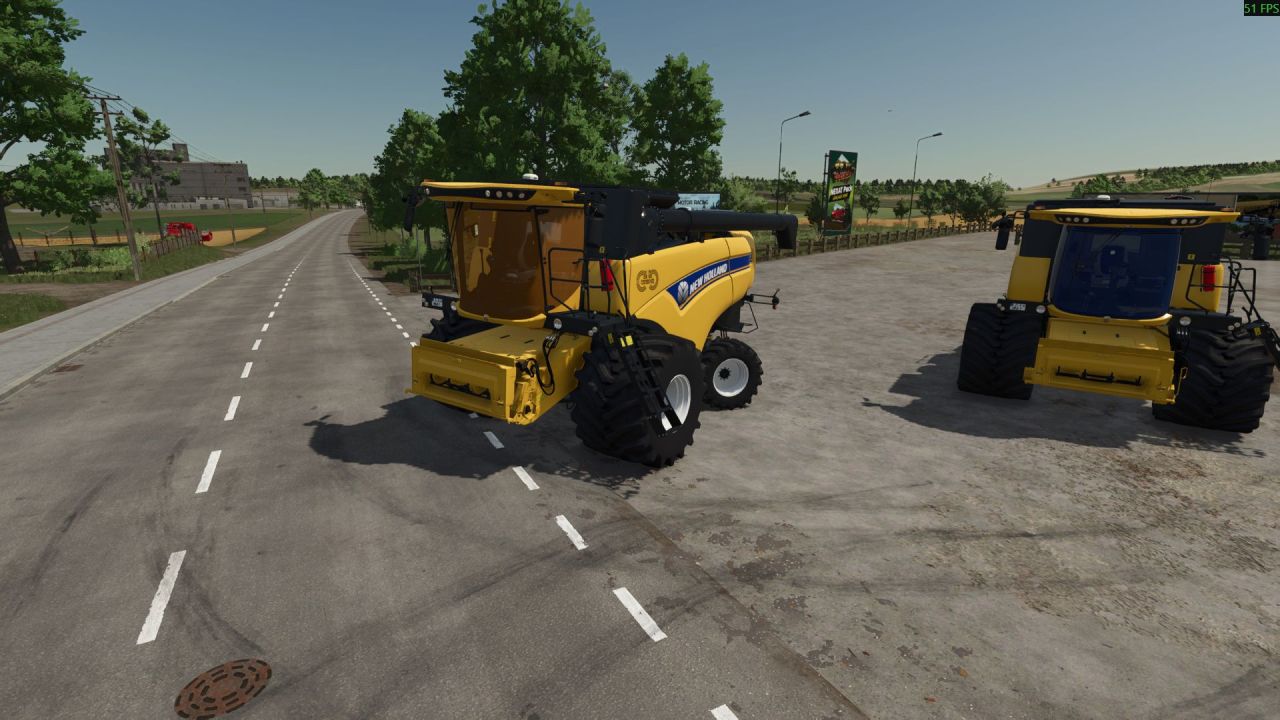Комбайн New Holland CH7 Edit для Farming Simulator 25