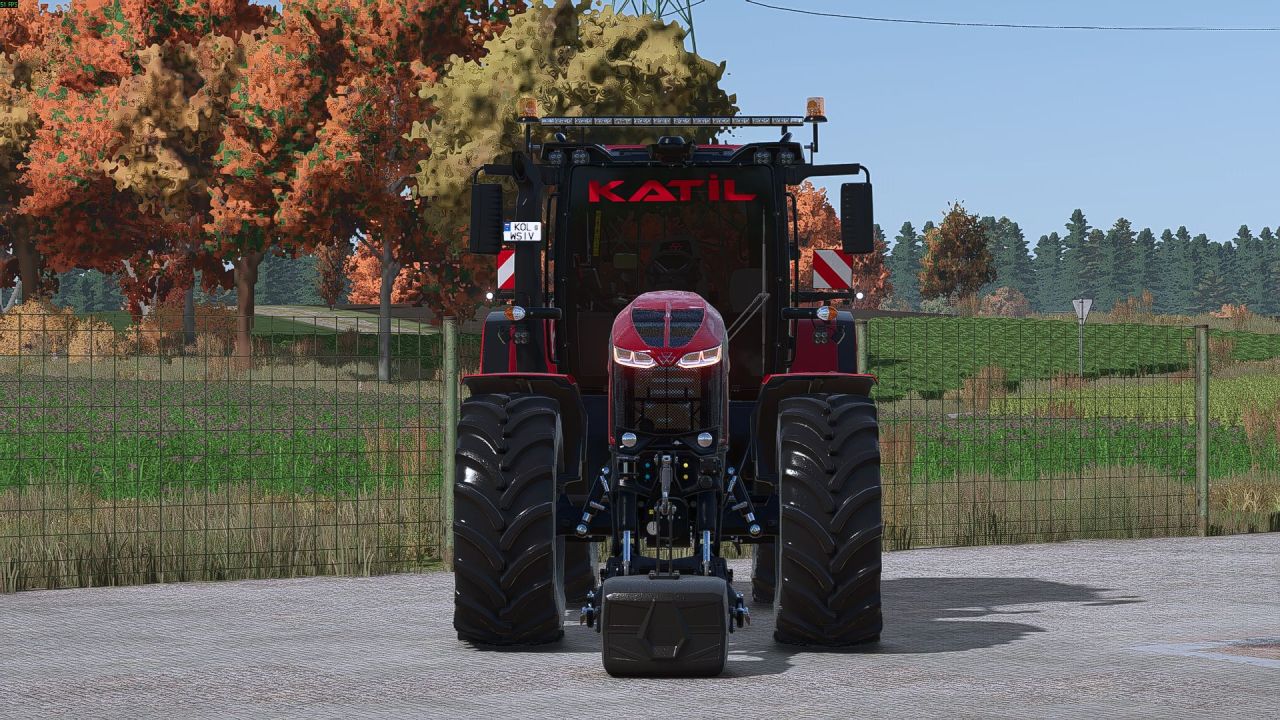 Трактор Massey Ferguson 8S для Farming Simulator 25