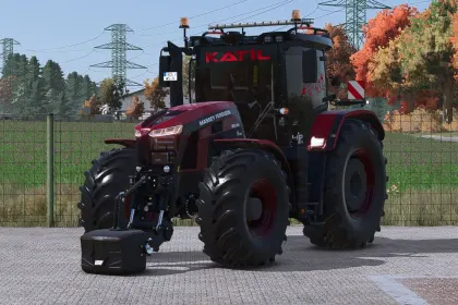 Трактор Massey Ferguson 8S для Farming Simulator 25 — 4