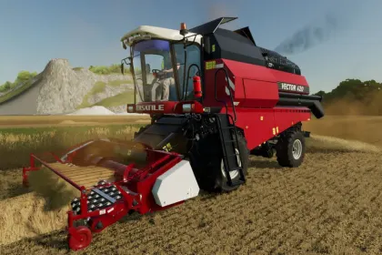 Комбайн Rostselmash Vector 420 для Farming Simulator 25
