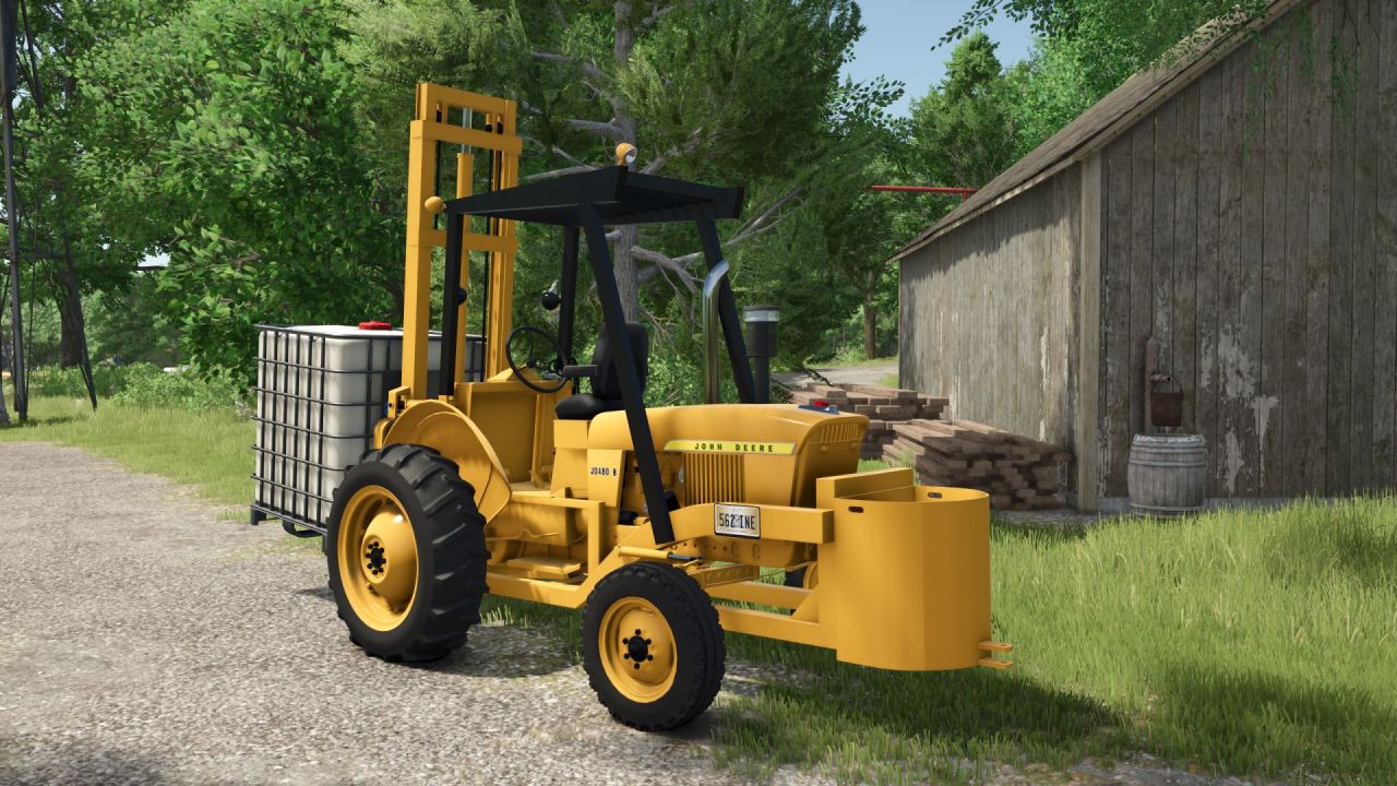 Трактор John Deere 480-B для Farming Simulator 25