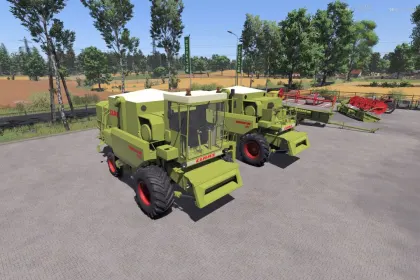 Комбайн Claas Dominator 105 для Farming Simulator 25