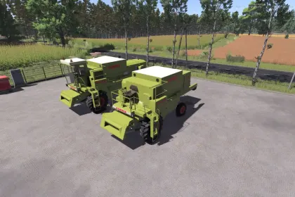 Harvester Claas Dominator 105 for Farming Simulator 25 — 3