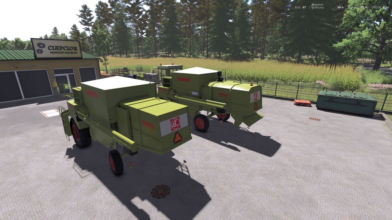 Harvester Claas Dominator 105 for Farming Simulator 25