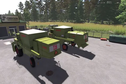 Harvester Claas Dominator 105 for Farming Simulator 25 — 4