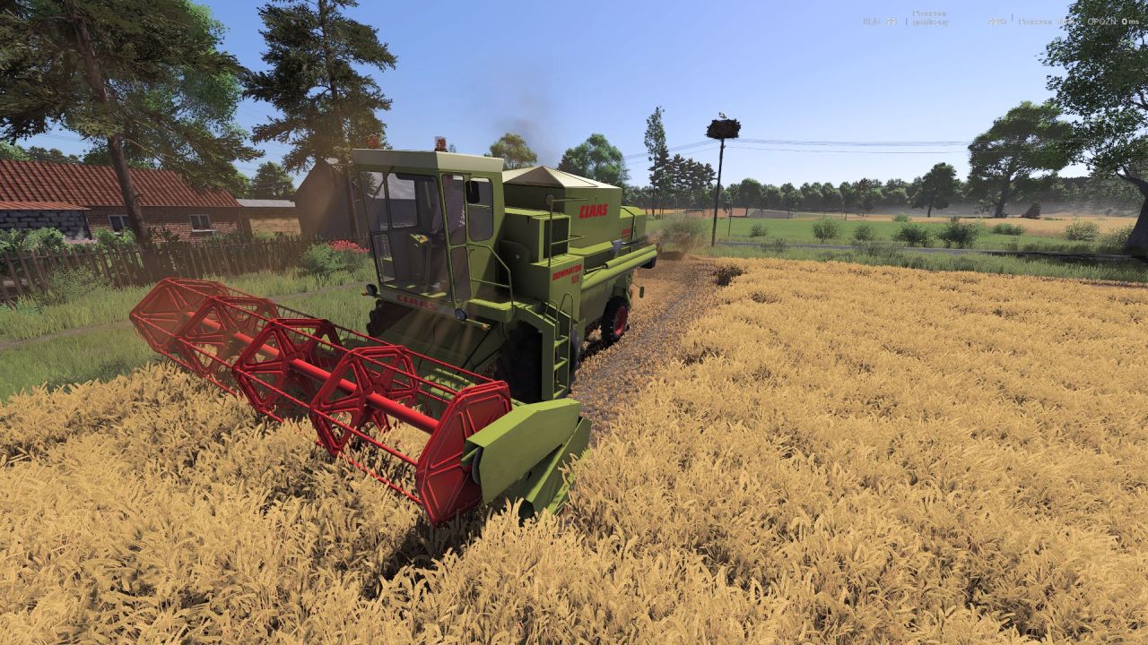 Harvester Claas Dominator 105 for Farming Simulator 25