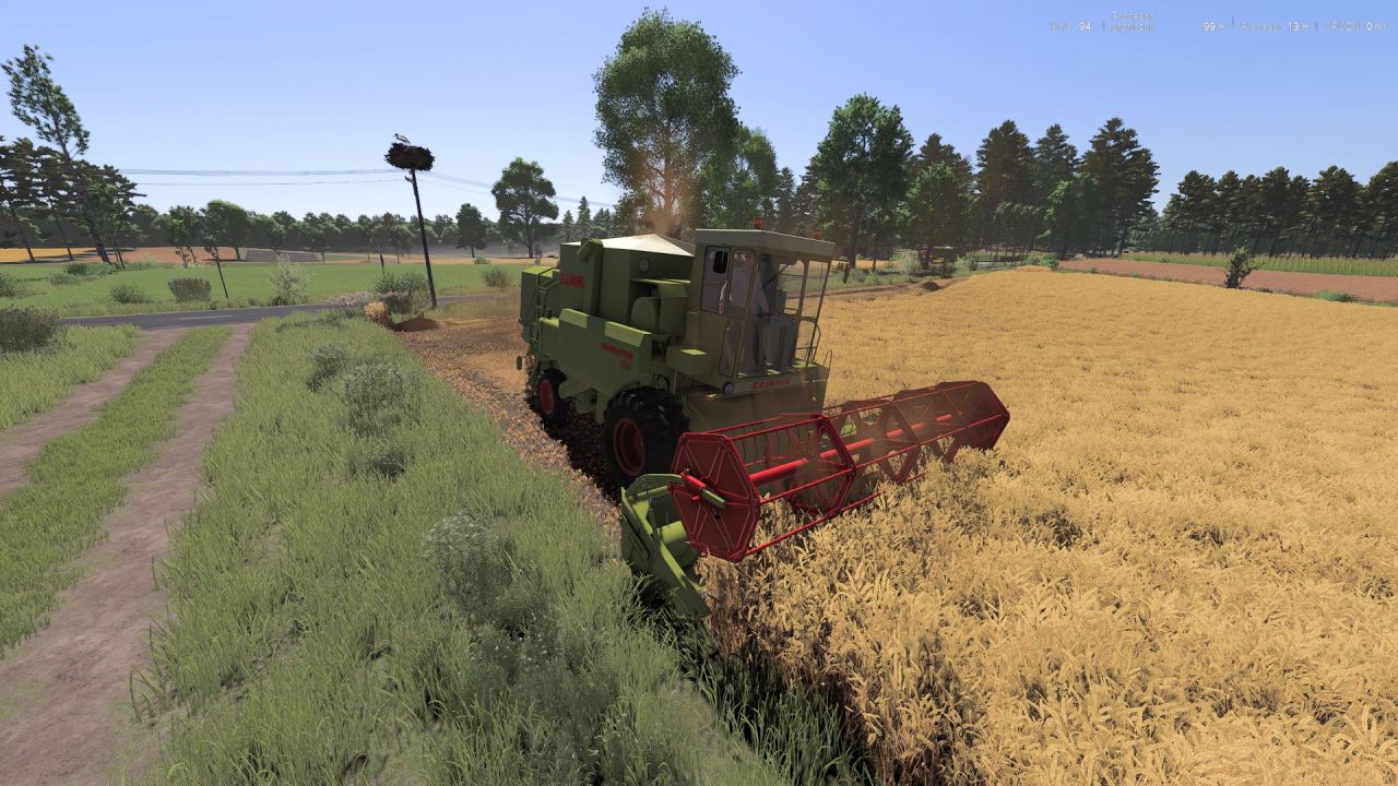 Harvester Claas Dominator 105 for Farming Simulator 25