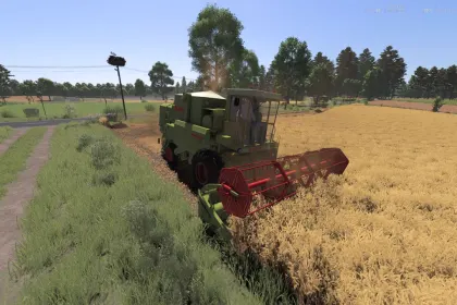 Harvester Claas Dominator 105 for Farming Simulator 25 — 6